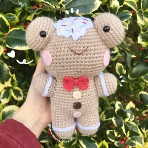 Gingerbread Frog Crochet Pattern