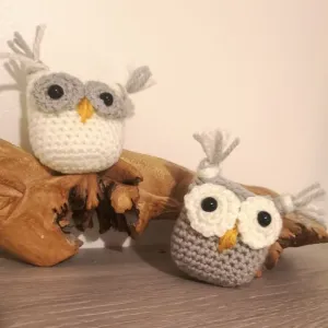 Oli the Owl amigurumi toy