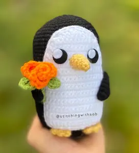 Cora the Little Penguin Crochet Pattern PDF Instant DIY Amigurumi