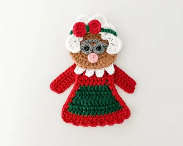 Mrs. Claus - Christmas Holiday Applique