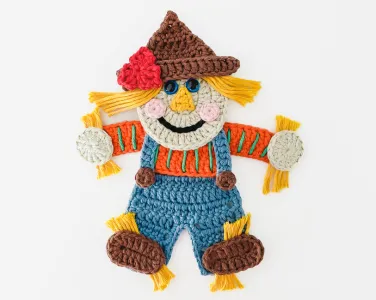 Buttons The Scarecrow - Fall Scarecrow Applique