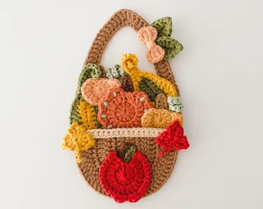 Fall Harvest Basket - Thanksgiving Applique