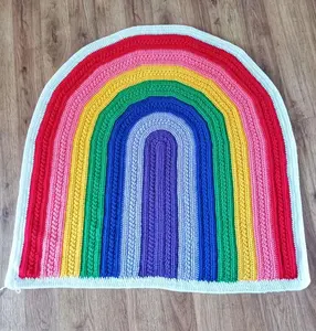 Cloudy Bo Rainbow Blanket