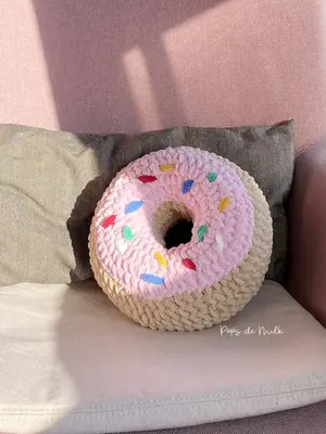 Donut Pillow Crochet Pattern