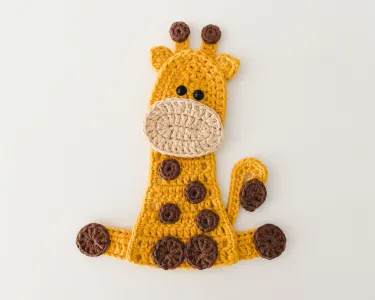 George The Giraffe - Giraffe Applique