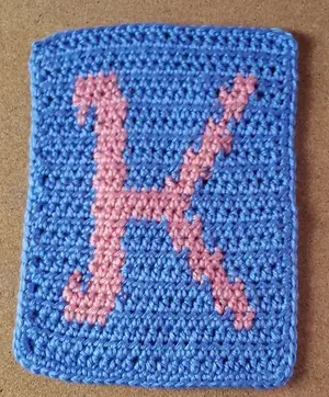 Crochet Letter K