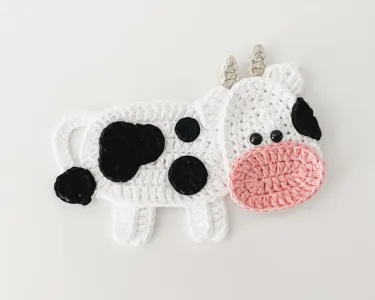 Curtis The Cow - Cow Applique