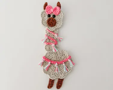 Lulu The Llama - Llama Applique