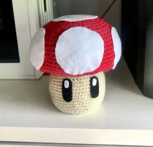 Mario Mushroom Jar
