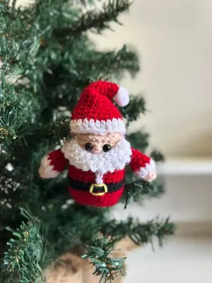 Mini Santa Claus Ornament Pattern