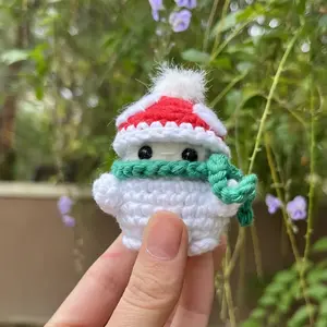 Christmas Mushroom Boy Crochet Pattern