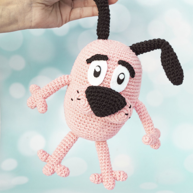 Courage the cowardly dog Crochet pattern Ribblr