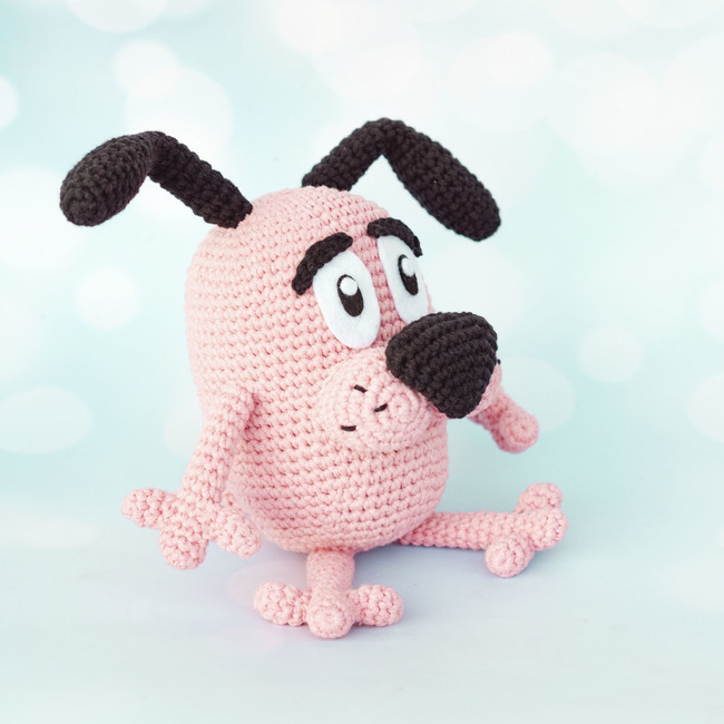 Courage the cowardly dog: Crochet pattern | Ribblr