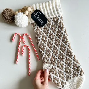 Merry Mosaic Stocking