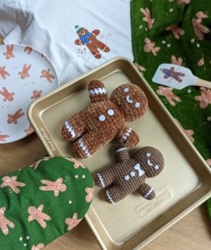 Gingerbread Man Plush Pattern