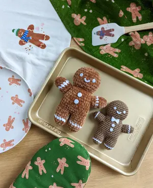 Gingerbread Man Plush Pattern