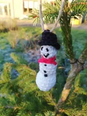 Xmas Snowman Ornament