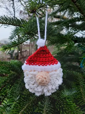 Version No. 2. of Gilbert the Christmas Gnome Ornament