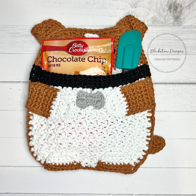 Four Square Knit Potholder ePattern