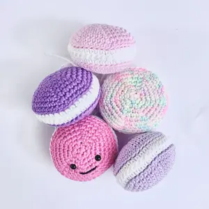 Chunky Macaron Keychain Pattern