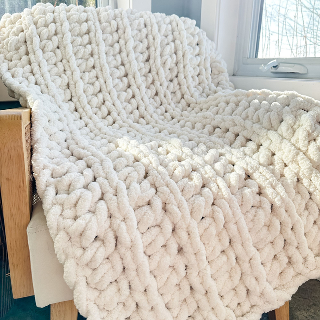 Chunky Cabin Throw: Crochet pattern