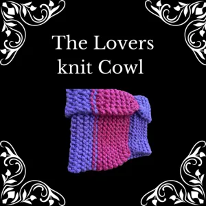 The Lovers knit cowl