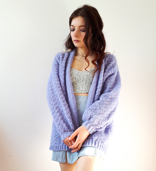 Lilac Cardi: Crochet pattern | Ribblr