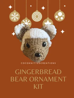 Gingerbread bear ornament
