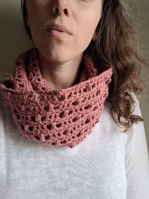 Dots and Dash Cowl and Infinity Scarf Set