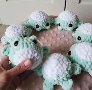 Squeaky Frog plushie