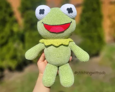 Chubby Kermit Crochet Pattern