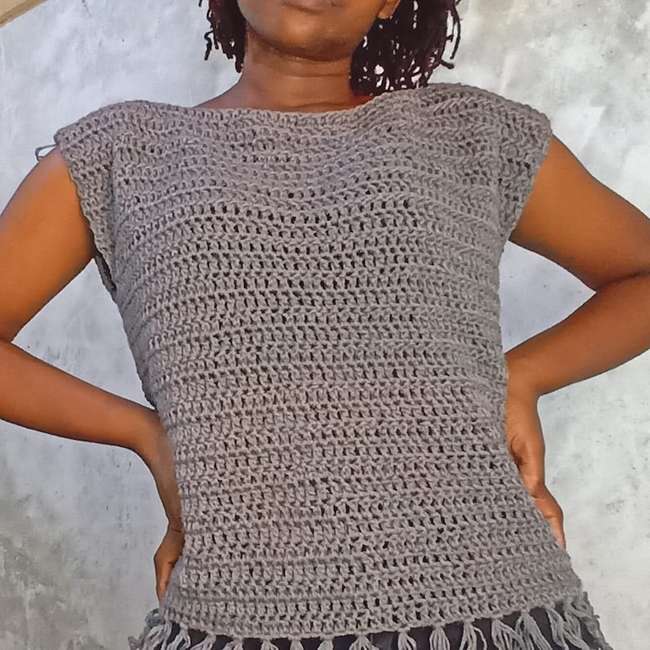 How To Crochet A Summer Boho Top - Free Pattern – Mama In A Stitch