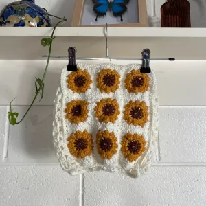 Sunflower head rest cover