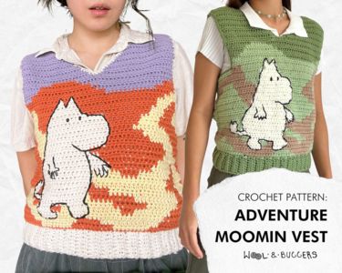 Adventure Moomin Crochet Vest