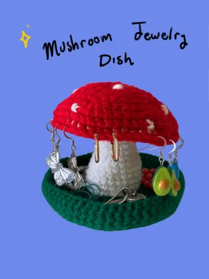 Mushroom jewelry dish