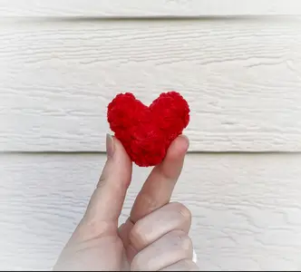 No-Sew Mini Heart