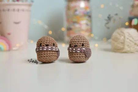 Mini Chewbacca amigurumi