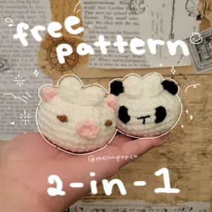 2-in-1 FREE Panda and Piggy Bao