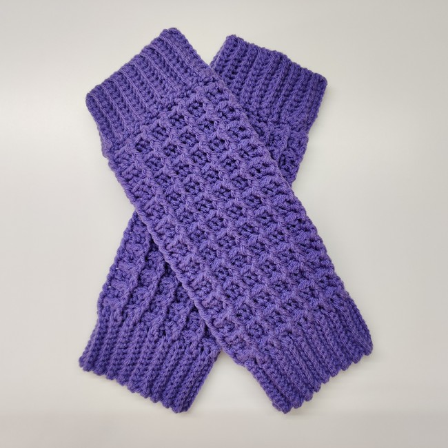 Vintage Fingerless Arm Warmers Crochet Patterns - The Lavender Chair