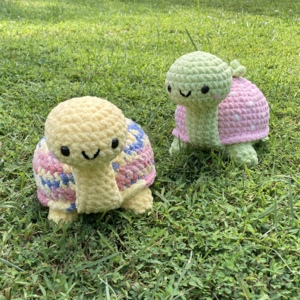 Turtle Crochet Plushie | Includes Strawberry Turtle Pattern