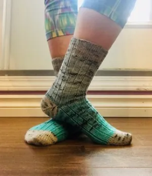 Scrappy Ribbed Wonder Socks