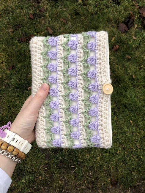 CROCHET BOOK SLEEVE Pattern Crochet Book Cover Book Case Pattern Crochet  Book Holder 