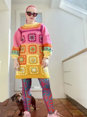 The 80s Granny Sweater Dress