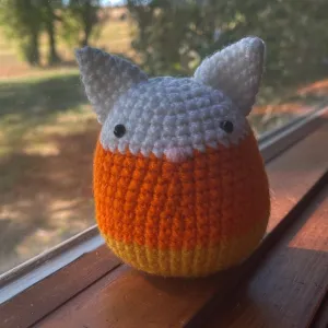 Candy Corn Cat - Crochet Pattern
