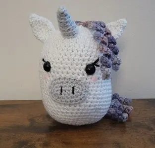 Unicorn Mythical Bean Crochet Pattern