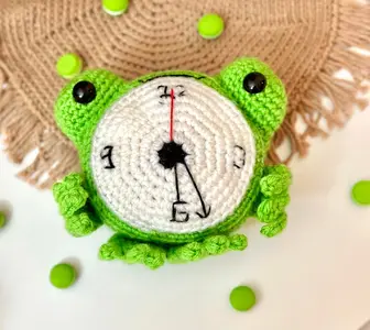 Froggy Alarm Clock Pattern