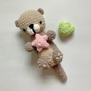 Otter Crochet Plushie | Includes Mini Starfish and Mini Seashell Patterns