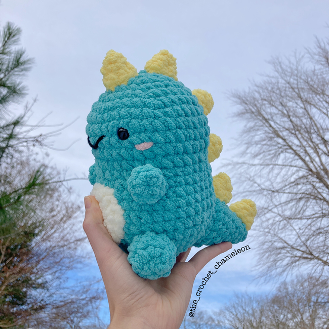 Dino Dragon Crochet Plushie: Crochet pattern