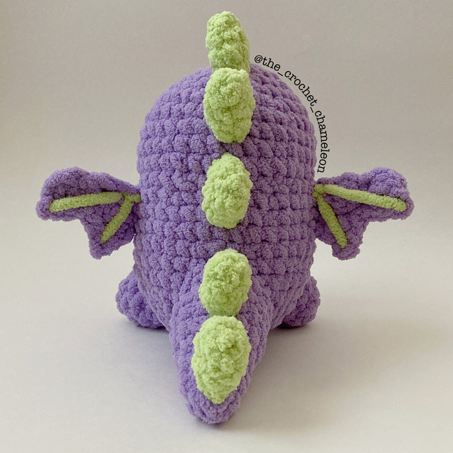 Dino Dragon Crochet Plushie: Crochet pattern | Ribblr