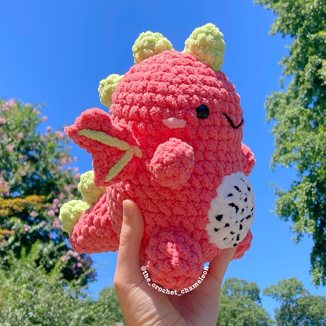 Dino Dragon Crochet Plushie: Crochet pattern